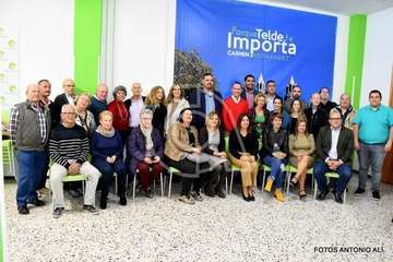 Asamblea de Nueva Canarias de esta tarde en Telde (foto Antonio Alí)